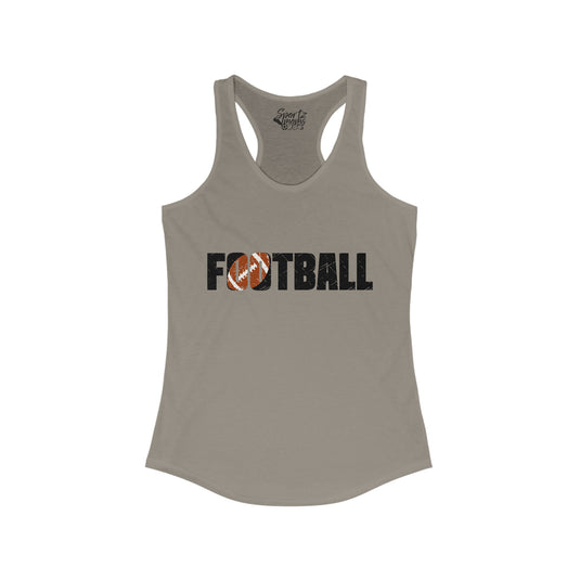 Football Adult Women's Racerback Tank