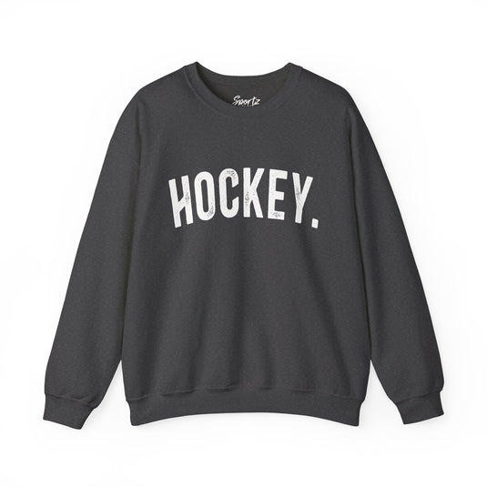 Rustic Design Hockey Adult Unisex Crewneck Sweatshirt