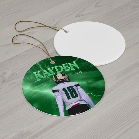 Fusion Design Ceramic Ornament