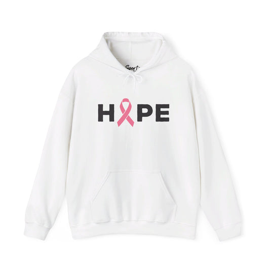 Hope Cancer Ribbon Adult Unisex Hooded Sweatshirt