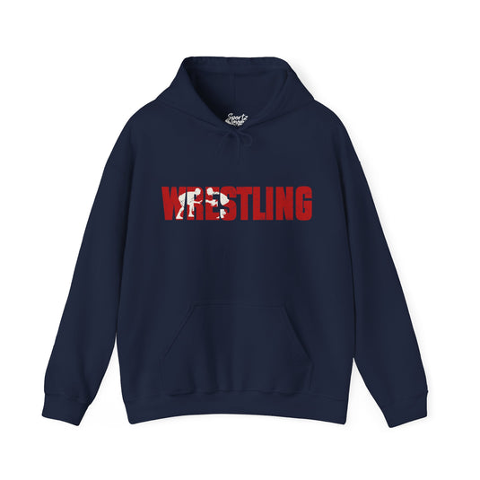 Wrestling Adult Unisex Hooded Sweatshirt