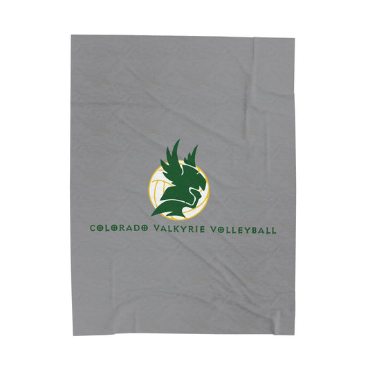 Colorado Valkyrie Volleyball Club Velveteen Plush Blanket