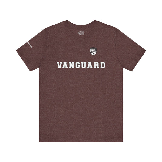 College Station Soccer Club Vanguard Unisex Adult T-Shirt w/ Logo on Left Chest
