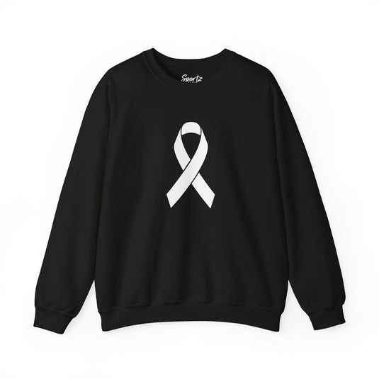 Cancer Ribbon Adult Unisex Crewneck Sweatshirt