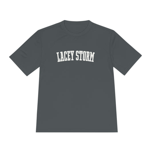 Lacey Storm Unisex Adult Moisture Wicking T-Shirt - Plain Text Design