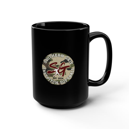 Southern Grit Black Mug 15oz