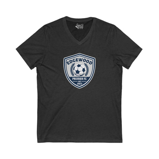 Edgewood Premier FC Unisex Adult Women's V-Neck T-Shirt
