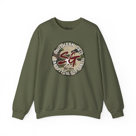 Southern Grit Unisex Adult Crewneck Sweatshirt w/Both Logos