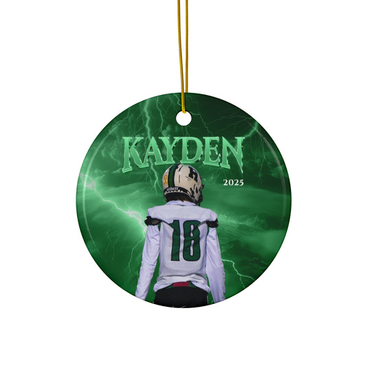 Fusion Design Ceramic Ornament