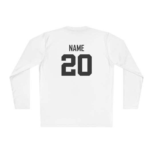 Unisex Adult Long Sleeve Competitor Moisture Wicking Shirt Color Options 1