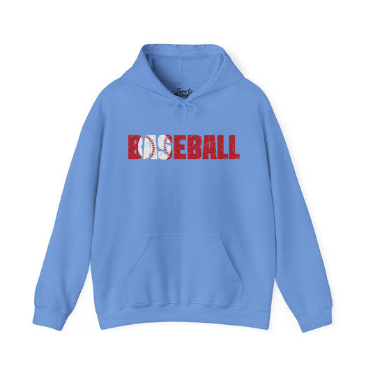 Baseball Adult Unisex Hooded Sweatshirt