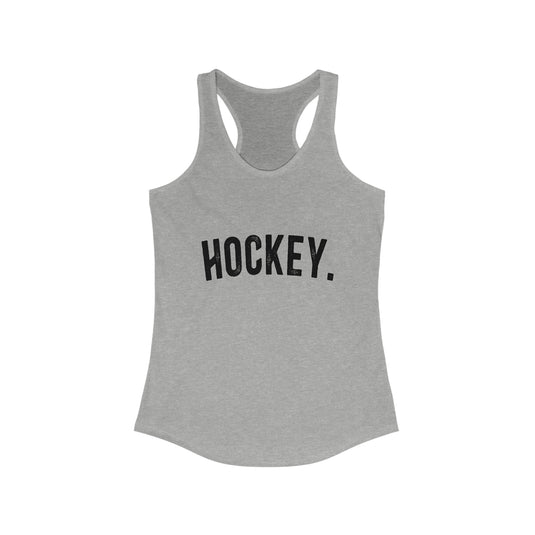 Rustic Design Hockey Women's Racerback Tank