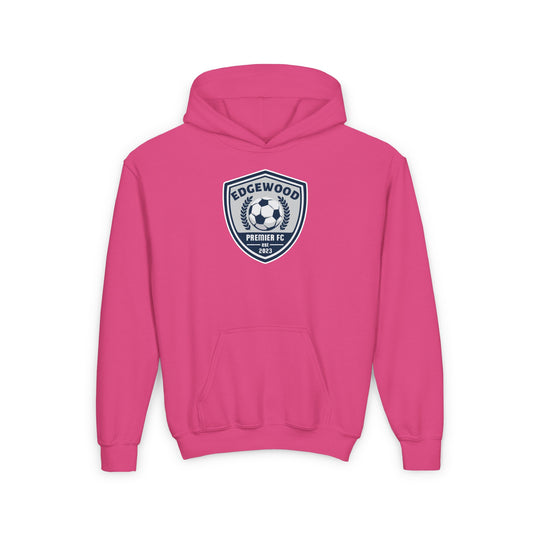 Edgewood Premier FC Unisex Youth Hooded Sweatshirt - Breast Cancer Awareness