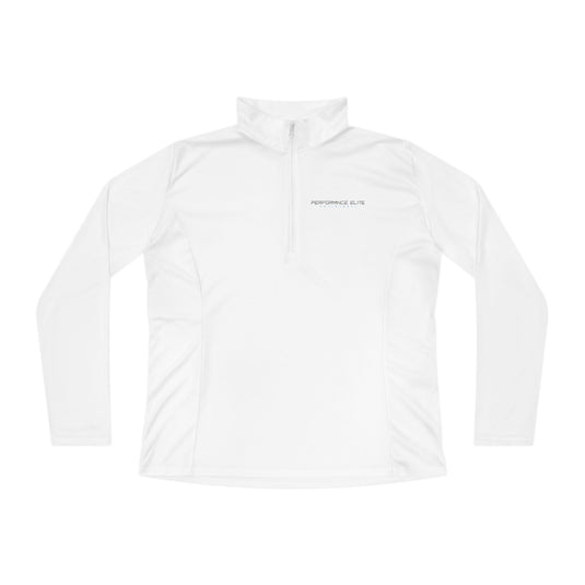 Performance Elite Women's Long Sleeve Quarter-Zip Pullover w/Front & Back Logo