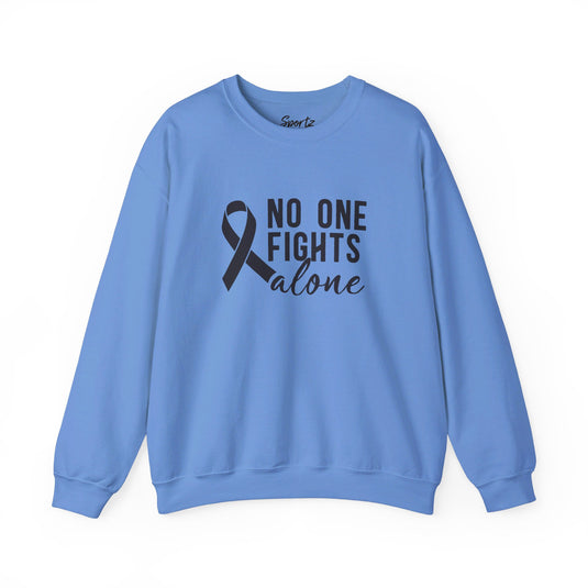 No One Fights Alone Adult Unisex Crewneck Sweatshirt