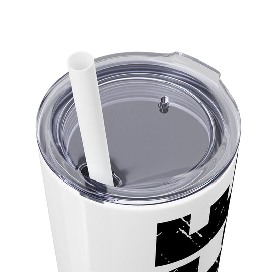 Cancer Ribbon Pick Your Sport 20oz Skinny Tumbler with Straw