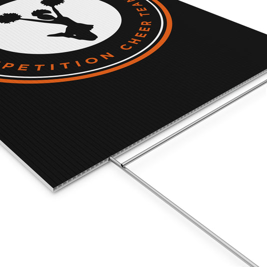 Babylon Youth Competition Cheerleading Plastic Yard Sign