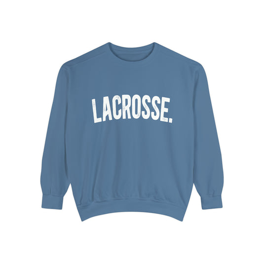 Rustic Design Lacrosse Adult Unisex Premium Crewneck Sweatshirt