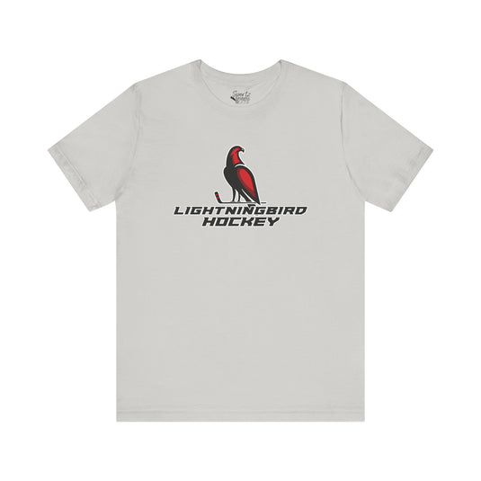 Wheeling Lightningbirds Unisex Adult Mid-Level T-Shirt - Hockey Design