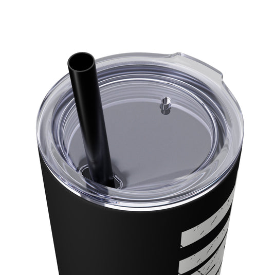 Cancer Ribbon Pick Your Sport 20oz Skinny Tumbler with Straw