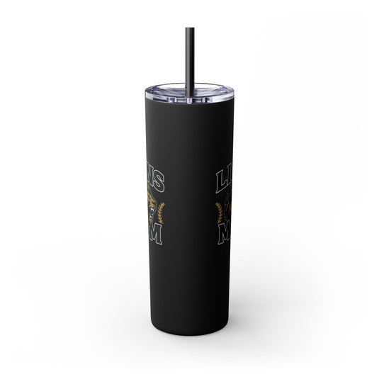 FEBA Lions Baseball Skinny Tumbler with Straw 20oz