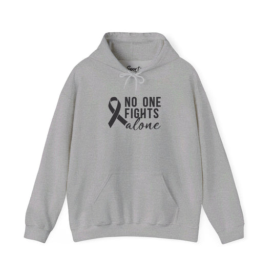 No One Fights Alone Adult Unisex Hooded Sweatshirt