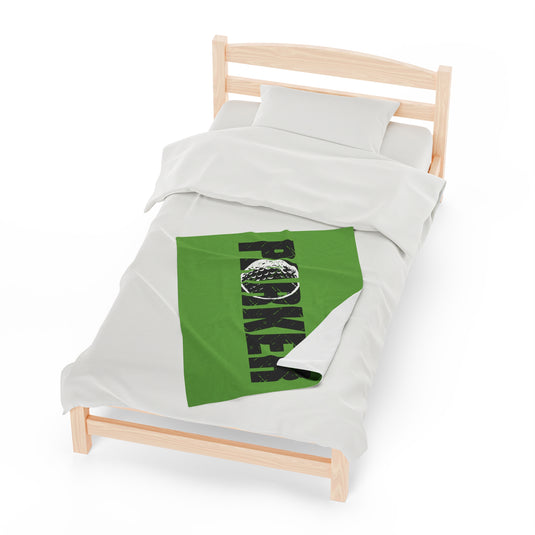 Golf Plush Blanket w/Custom Name