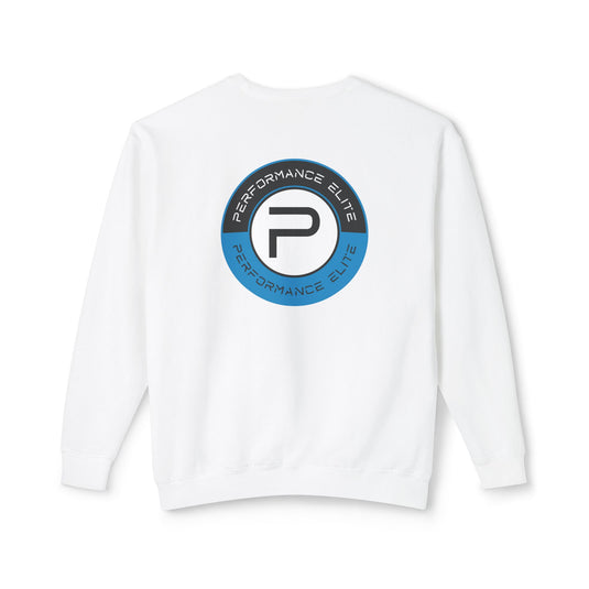 Performance Elite Unisex Adult Premium Crewneck Lightweight Sweatshirt w/Front & Back Logo