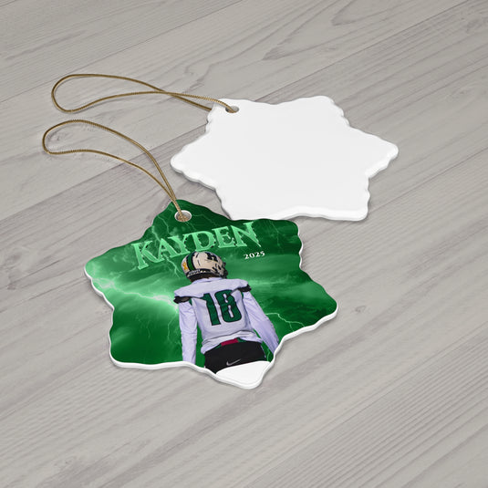 Fusion Design Ceramic Ornament