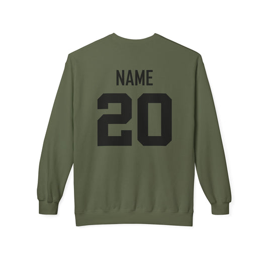 Unisex Adult Midweight Fleece Crewneck Sweatshirt Color Options 1