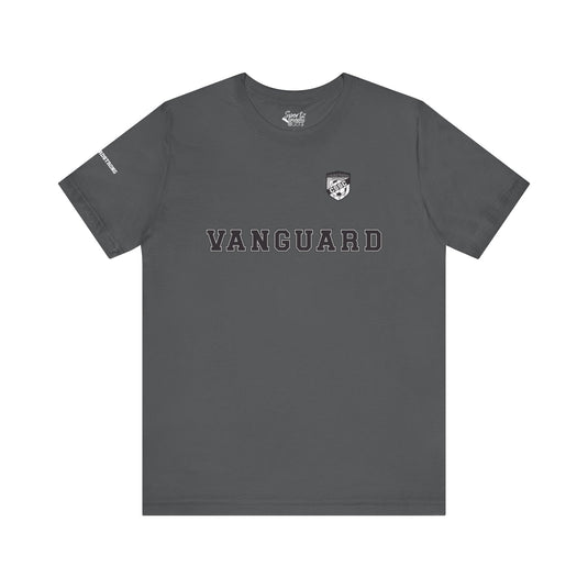 College Station Soccer Club Vanguard Unisex Adult T-Shirt w/ Logo on Left Chest
