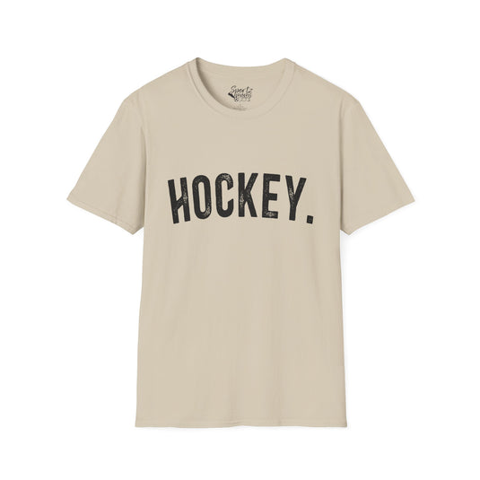 Rustic Design Hockey Adult Unisex T-Shirt