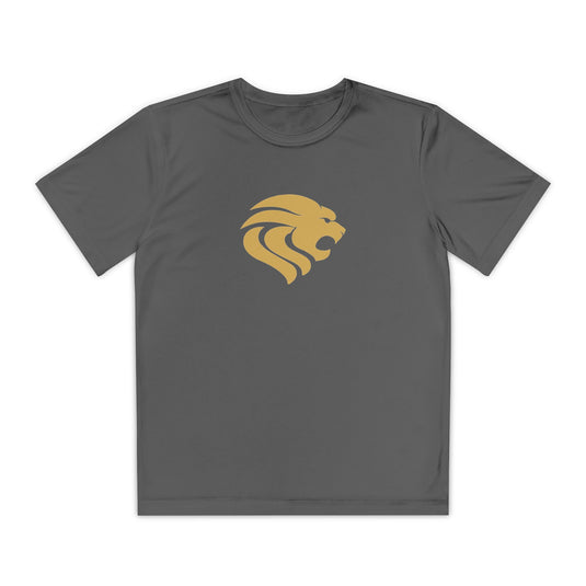 FEBA Lions Baseball Unisex Youth Short Sleeve Competitor Moisture Wicking T-Shirt