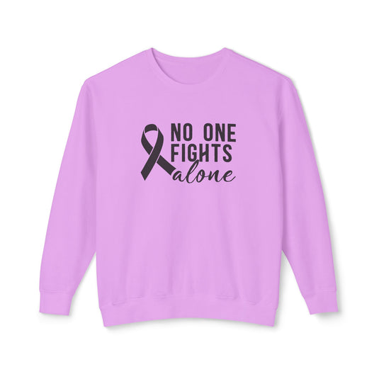 No One Fights Alone Adult Unisex Premium Crewneck Sweatshirt