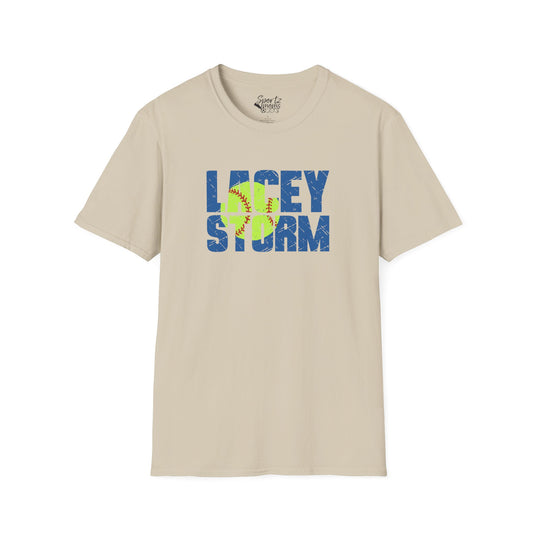 Lacey Storm Unisex Adult T-Shirt - Softball Design