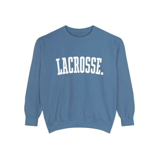 Tall Design Lacrosse Adult Unisex Premium Crewneck Sweatshirt