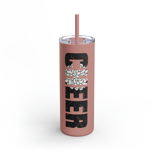 Cheer 20oz Skinny Matte Tumbler