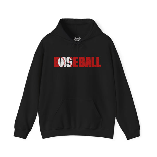 Baseball Adult Unisex Hooded Sweatshirt