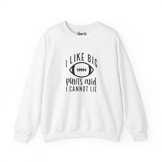 I Like Big Punts Football Adult Unisex Crewneck Sweatshirt