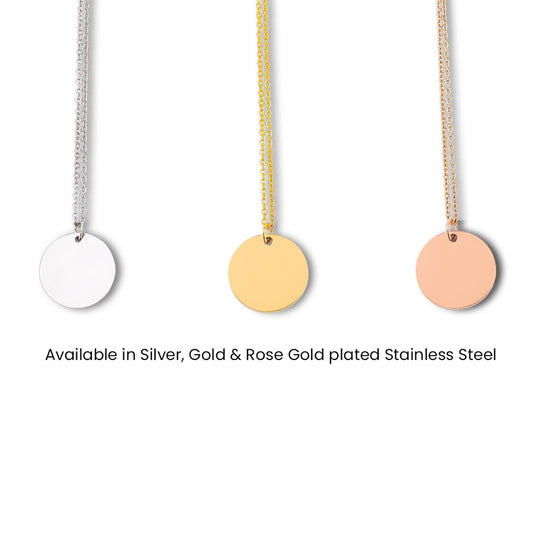 Weekends Coffee & Golf Coin Necklace