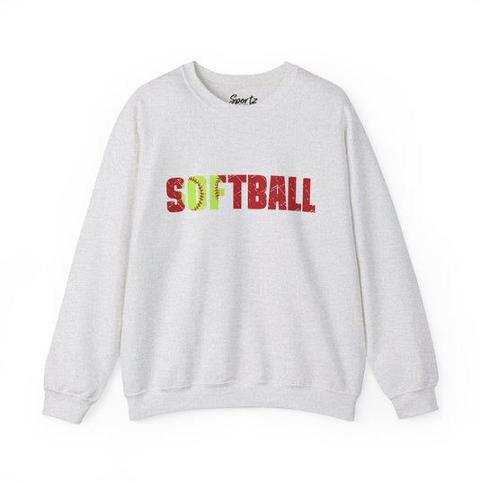 Softball Adult Unisex Crewneck Sweatshirt