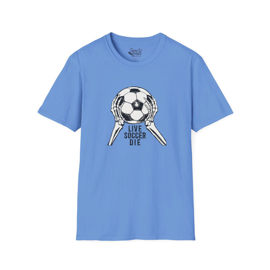 Live Soccer Die Adult Unisex T-Shirt