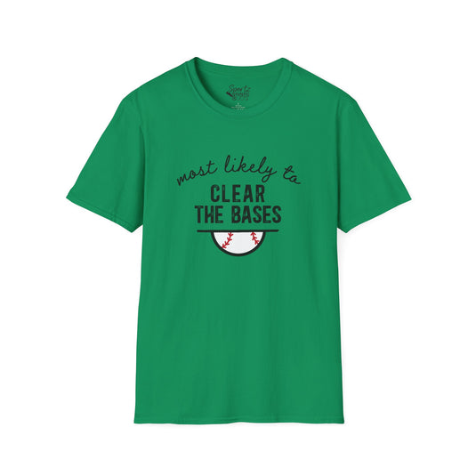 Most Likely To Baseball Adult Unisex T-Shirt