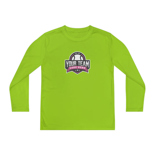 Unisex Youth Long Sleeve Competitor Moisture Wicking Shirt