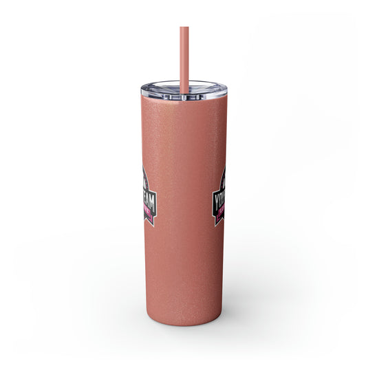 Skinny Tumbler with Straw 20oz