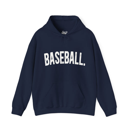 Rustic Design Baseball Adult Unisex Hooded Sweatshirt