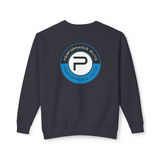 Performance Elite Unisex Adult Premium Crewneck Lightweight Sweatshirt w/Front & Back Logo