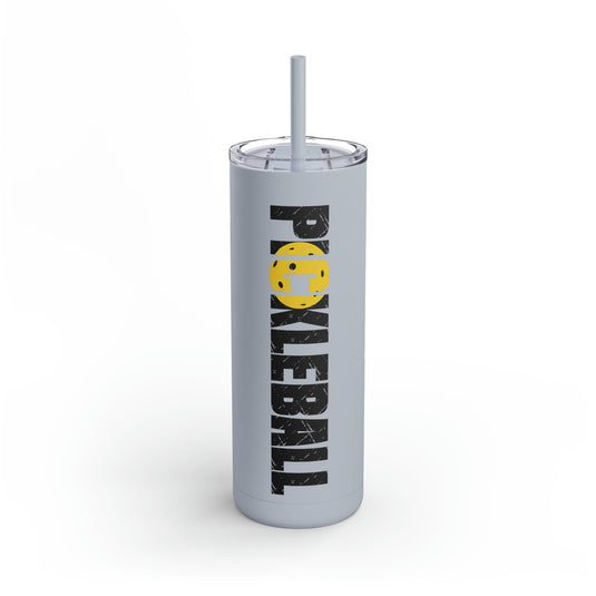 Pickleball 20oz Skinny Matte Tumbler