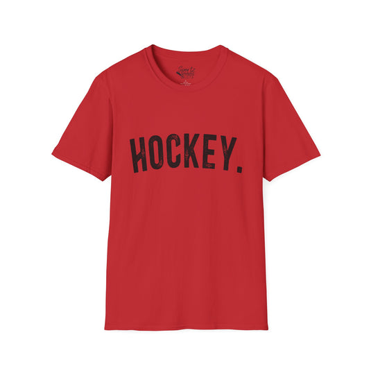 Rustic Design Hockey Adult Unisex T-Shirt