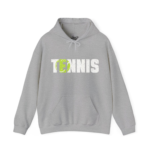 Tennis Adult Unisex Hooded Sweatshirt